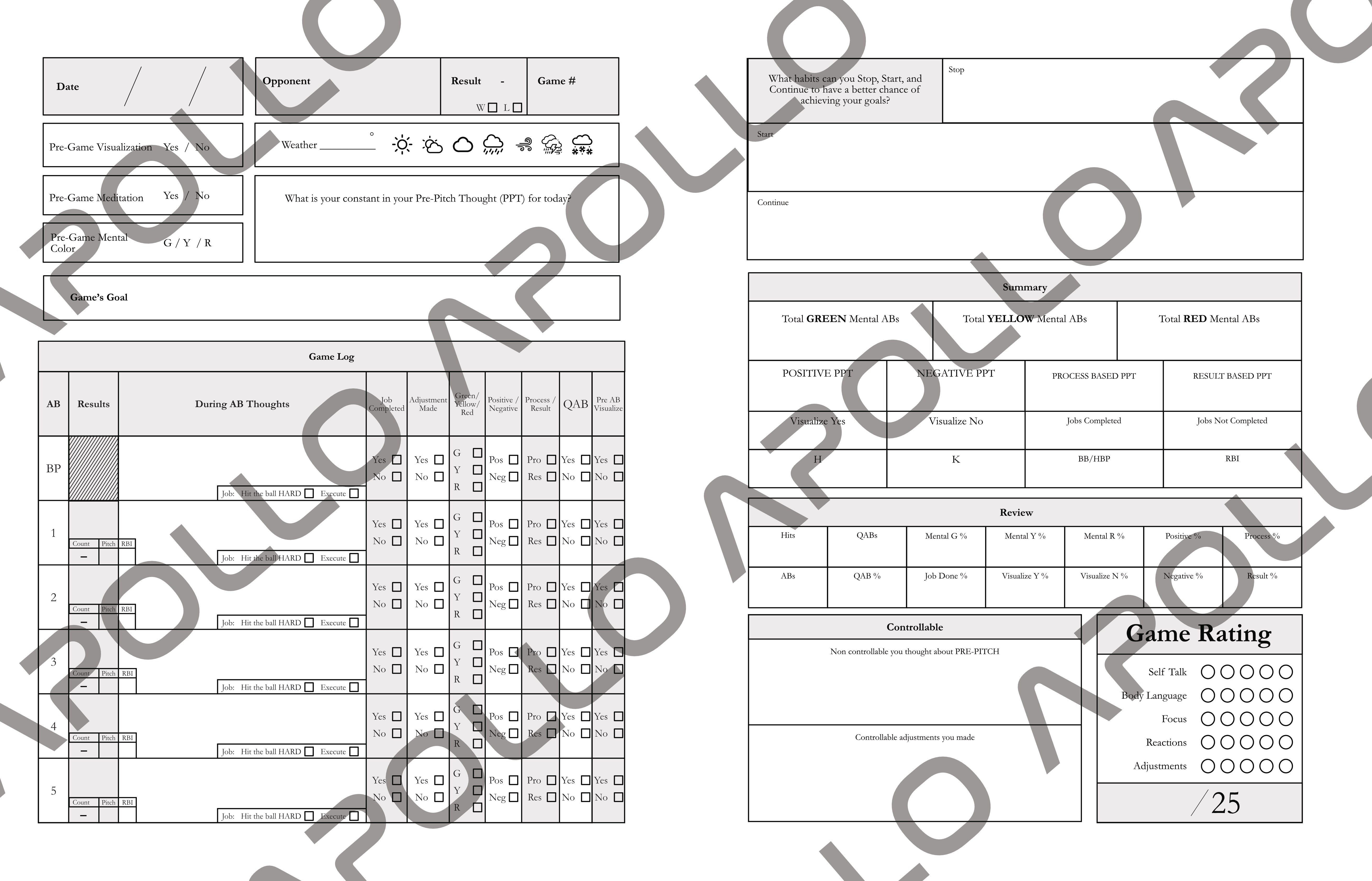Batter's Blueprint Analytical - 80 Games