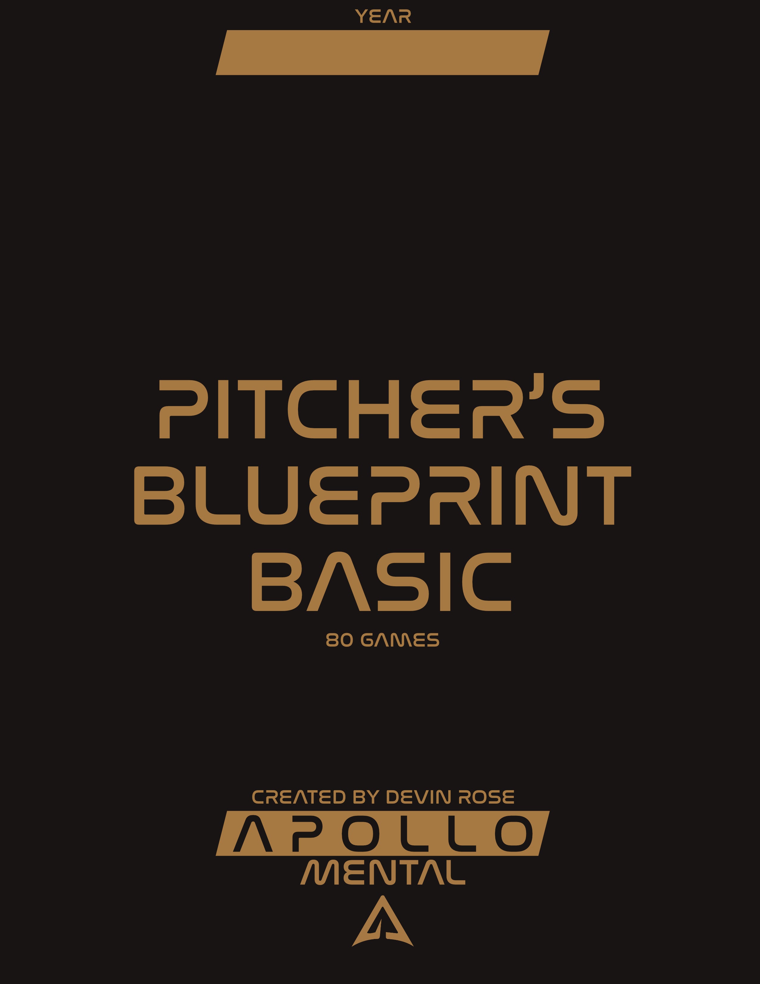 Pitcher's Blueprint Basic - 35 Games